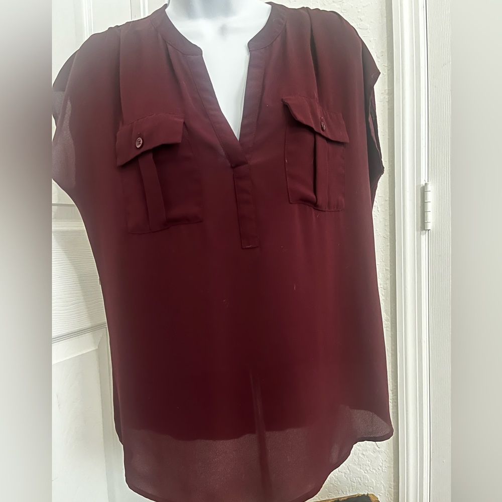 WOMENS INC Silk short sleeve top